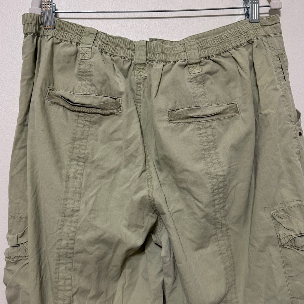 Anthropologie Tactical Utility Cargo Pants Green Size 32 Women’s Jogger - Picture 7 of 9